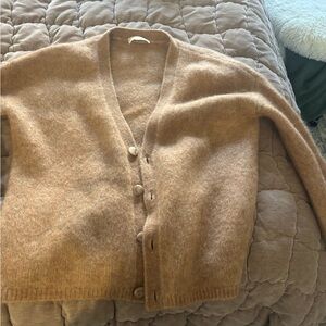 Sezane Tan Women's Cardigan